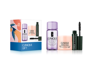 Une box 3 essentiels OFFERTE d&egrave;s 49&euro; d'achat dans la marque Clinique  jusqu'&agrave; &eacute;puisement des stocks*