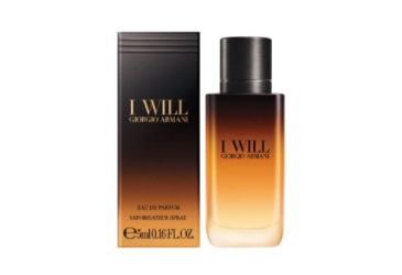 Une miniature I Will Eau de Parfum offerte d&egrave;s 89&euro; d&rsquo;achat dans la marque Armani du 14 au 27 septembre 2026