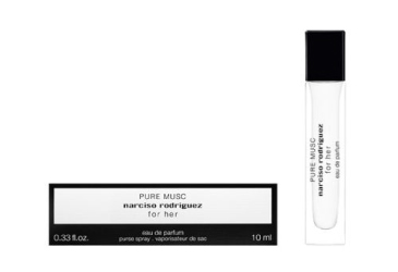 Un Vaporisateur de Sac For Her offert d&egrave;s 89&euro; d&rsquo;achat dans la marque Narciso Rodriguez du 26 octobre au 8 novembre 2026.