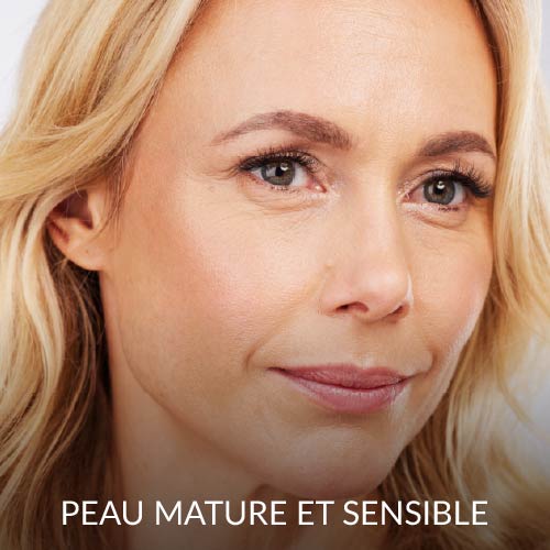 Peau mature et sensible