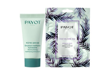 Une émulsion matifiante Pâte Grise et un masque purifiant visage Teens Dream OFFERT