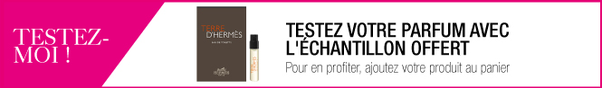 Testez votre parfum avec l'échantillon offert gratuitement