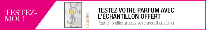 Testez votre parfum avec l'échantillon offert gratuitement