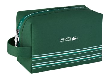 Une trousse Lacoste parfums
