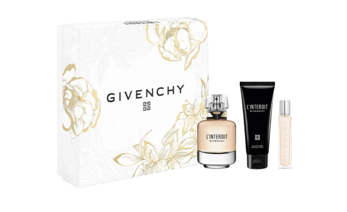 coffret l'interdit eau de parfum rouge