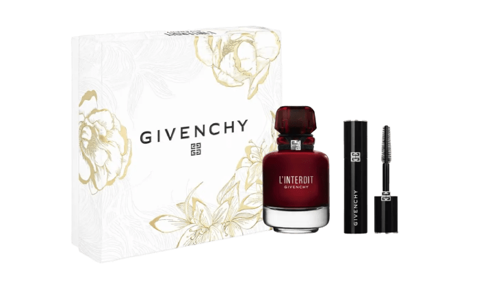 coffret l'interdit eau de parfum rouge
