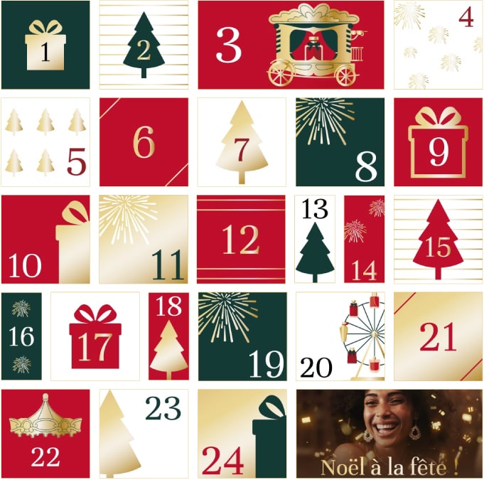 Boutique de Noël - calendriers de l'Avent beauté