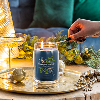 Yankee Candle Bougie parfumée Cèdre Marins