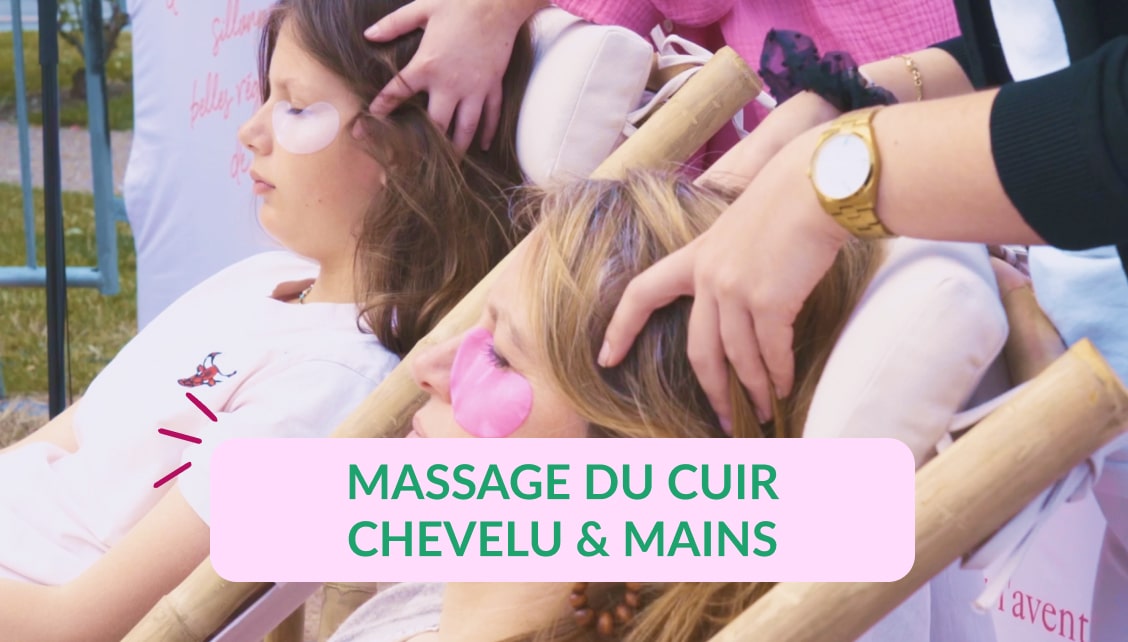 Massage du cuir chevelu