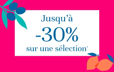 Jusqu'à -30%