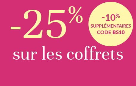 -25% sur les coffrets cadeaux