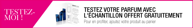 Testez votre parfum avec l'échantillon offert 