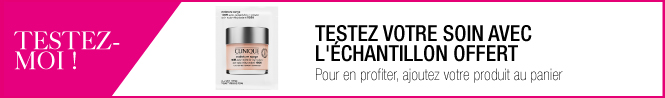 Testez votre soin avec l'échantillon offert gratuitement