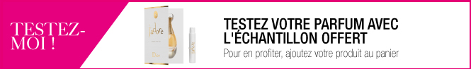 Testez votre parfum avec l'échantillon offert gratuitement