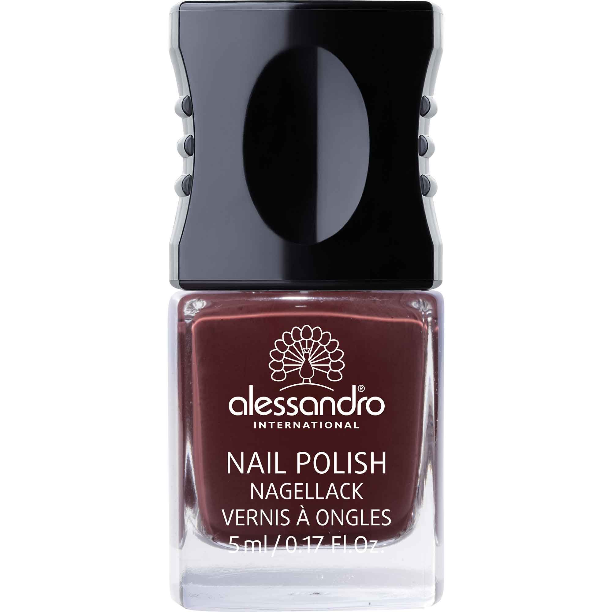 Alessandro Mini-Vernis à Ongles 56 couleurs 24 Shiny Aubergine