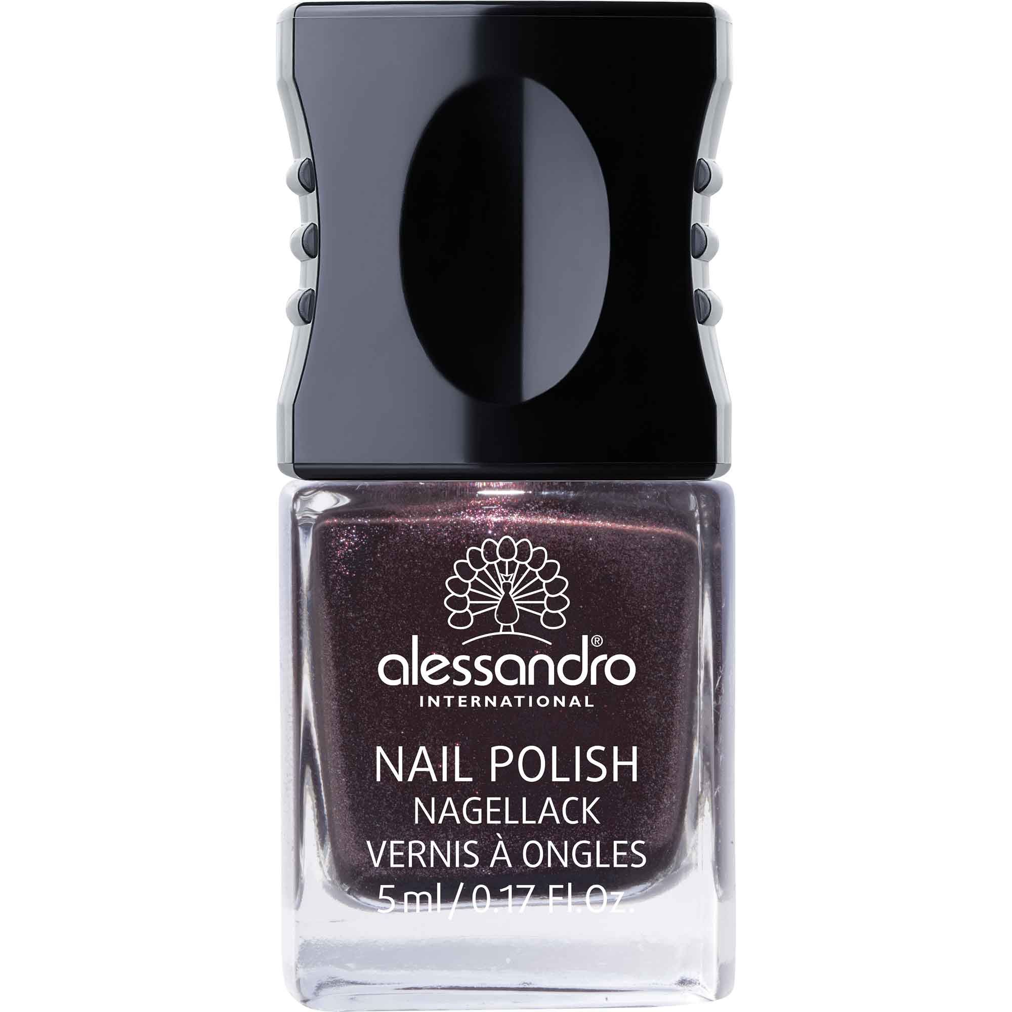 Alessandro Mini-Vernis à Ongles 56 couleurs 55 Dark Rubin