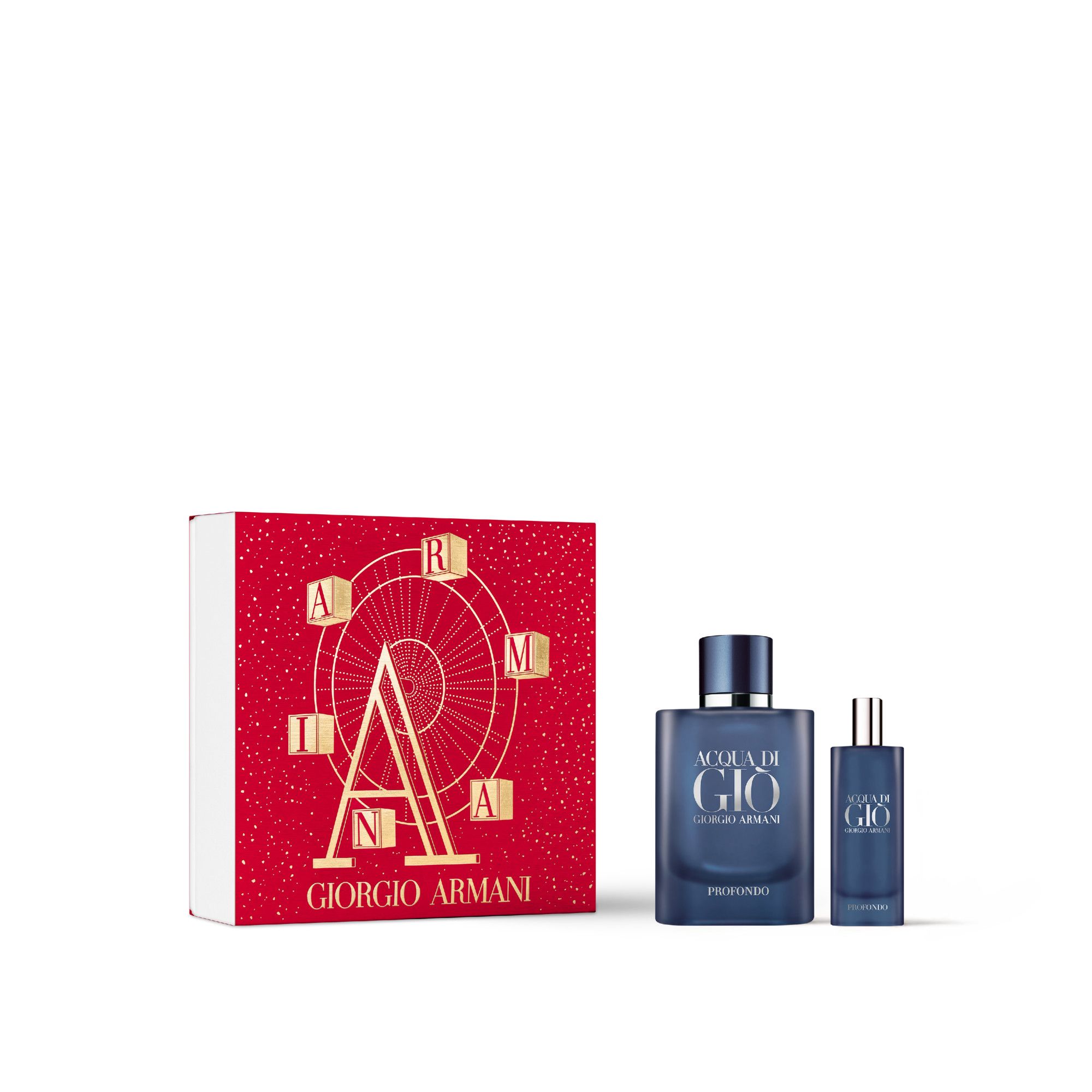 Giorgio Armani Coffret Acqua di Giò Profondo Eau de Parfum 75ml&15ml Eau de parfum 75ml + Format voyage 15ml