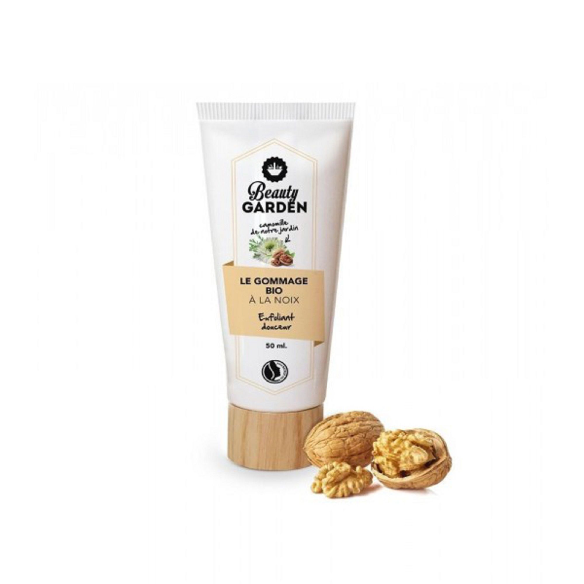 BEAUTY GARDEN  Gommage bio &agrave; la noix Exfoliant Douceur - TUBE Tube 50ml