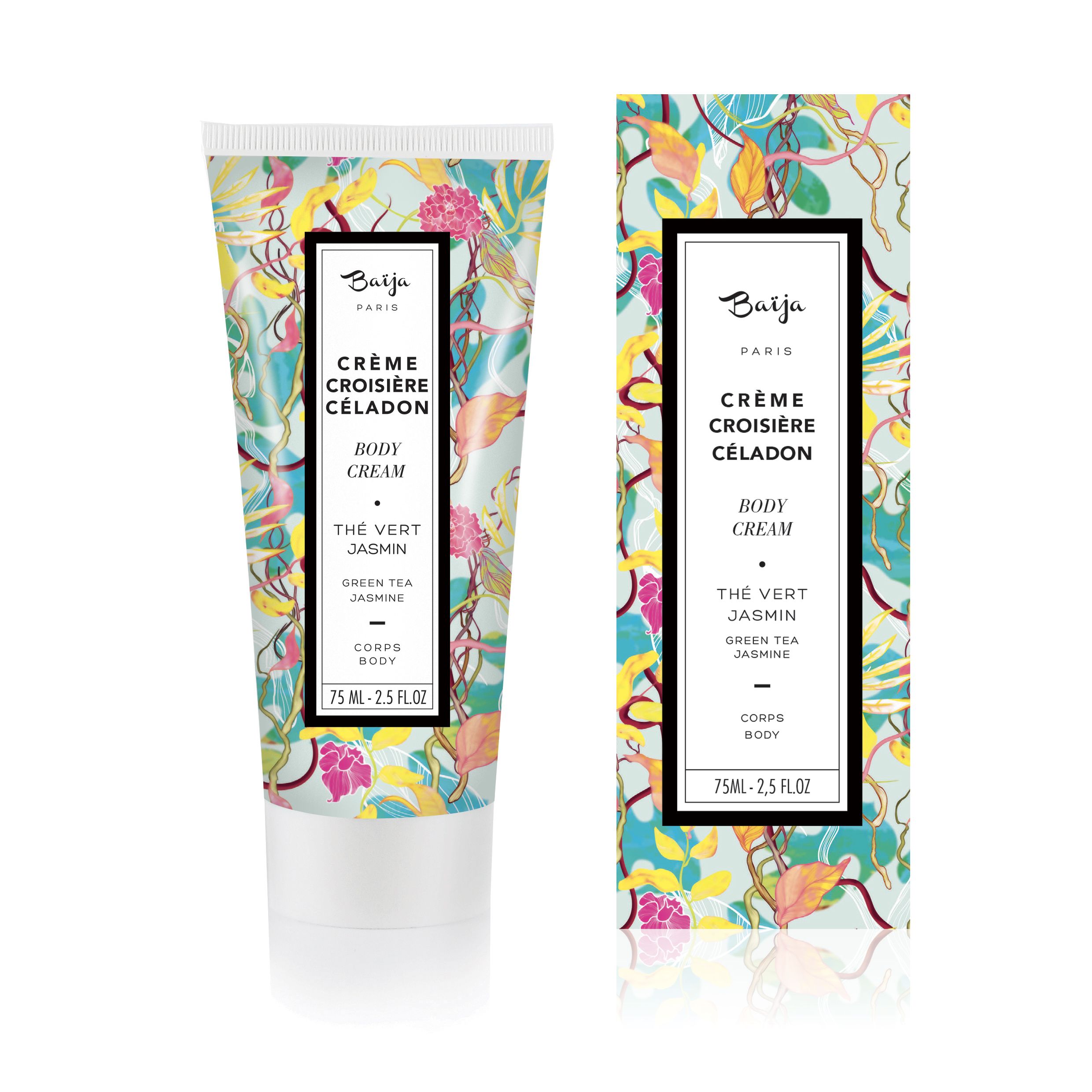 BAIJA Crème corps Croisière Céladon Thé Vert Jasmin Crème corps Croisière Céladon 75ml • Thé Vert Jasmin