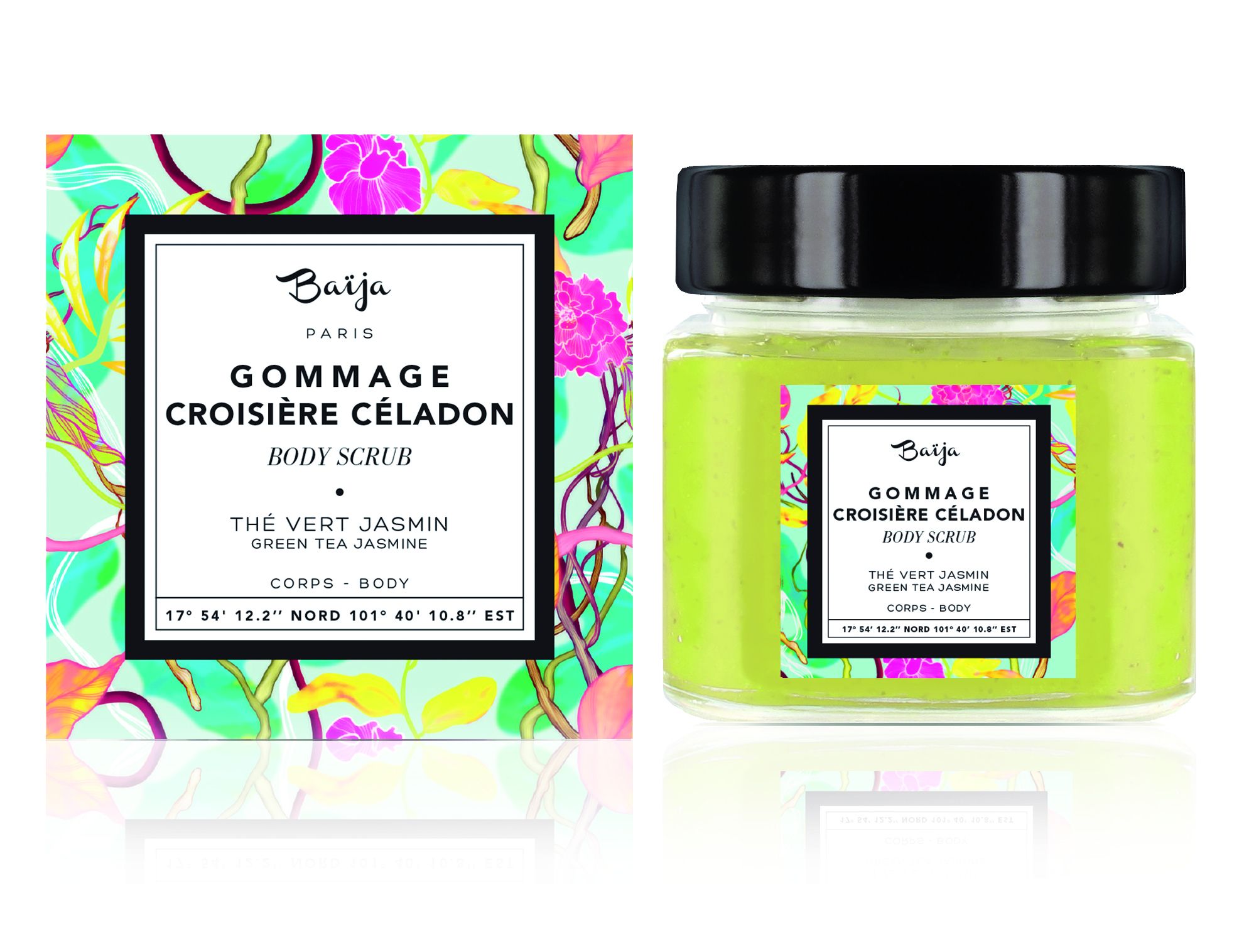 BAIJA Gommage corps Croisière Céladon Thé Vert Jasmin Gommage corps Croisière Céladon 212ml • Thé Vert Jasmin