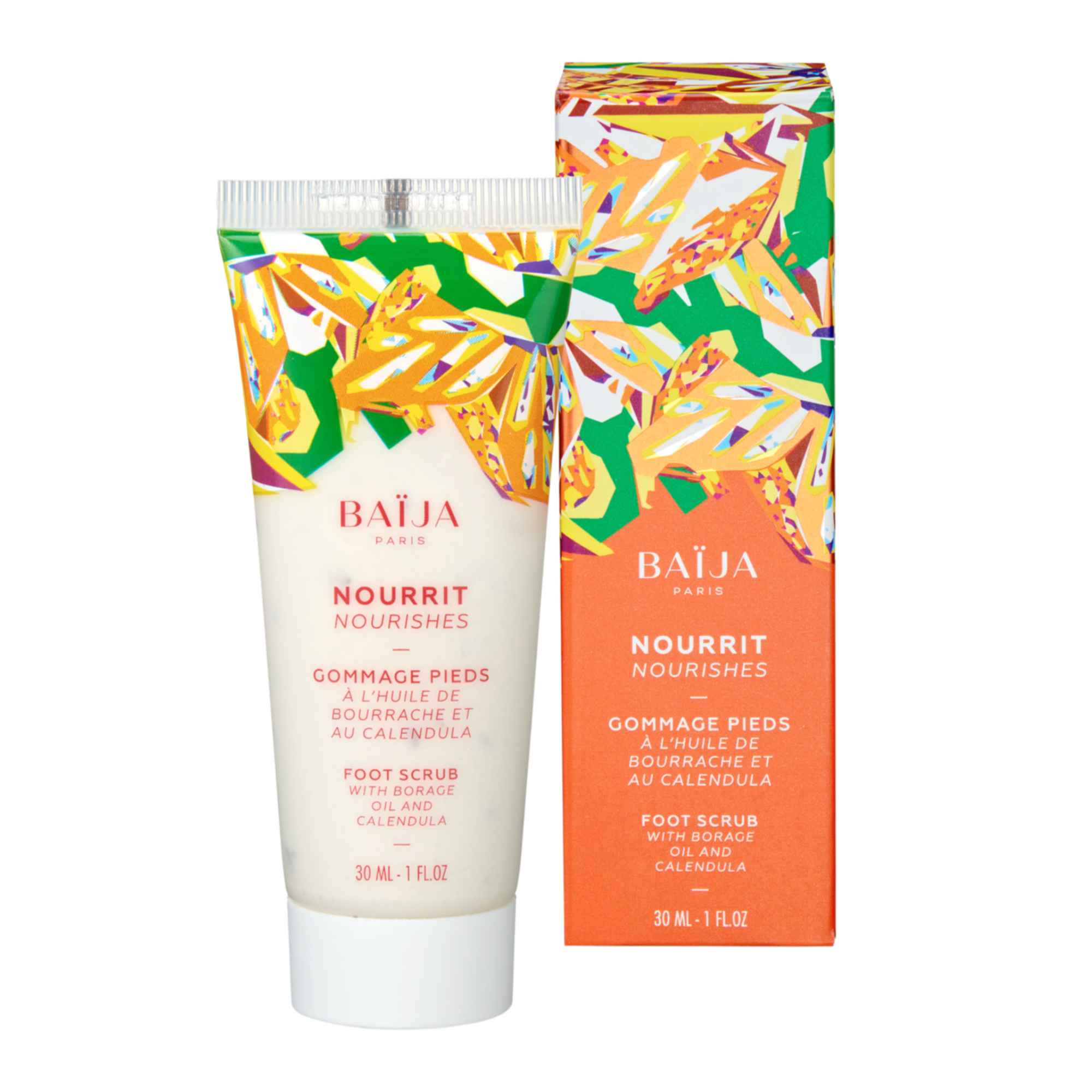 Baïja - Gommage Pieds Nourrissant Huile De Bourrache & Calendula 30ml