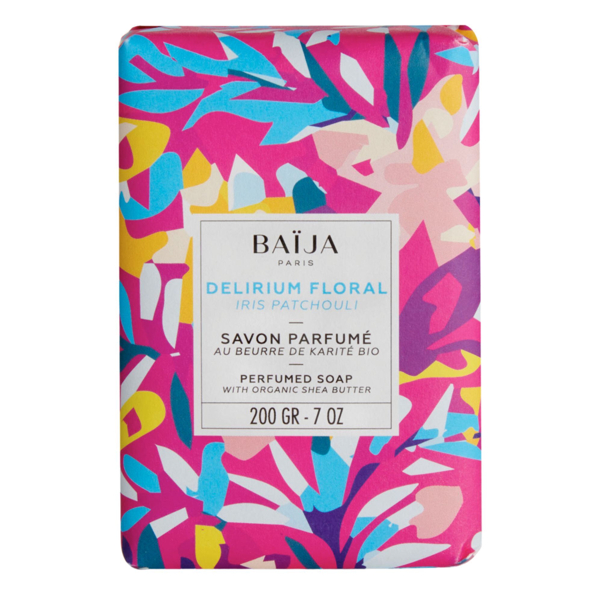 BAIJA SAVON SOLIDE DELIRIUM FLORAL Savon solide corps et mains Iris Patchouli Solide 200gr
