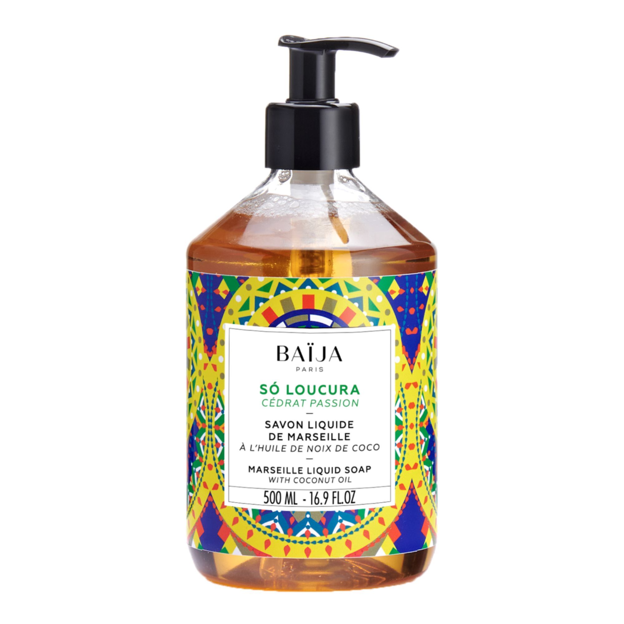 BAIJA So Loucura - Cédrat Passion Savon Liquide Marseille Corps et Bain Flacon Pompe 500ml
