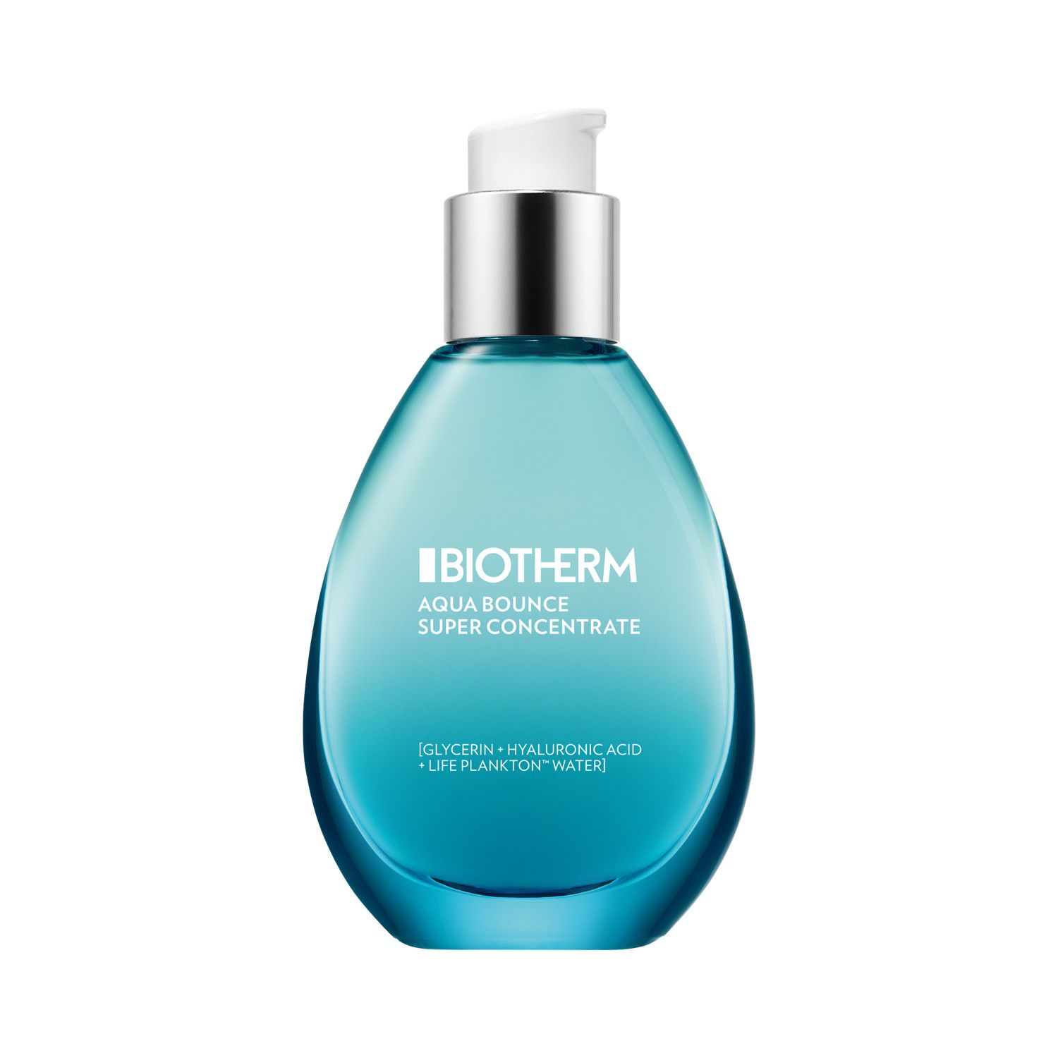 Biotherm - Aqua Bounce Super Concentrate Gel Hydratation + Rebond À L'acide Hyaluronique Flacon Pompe 50 Mlt