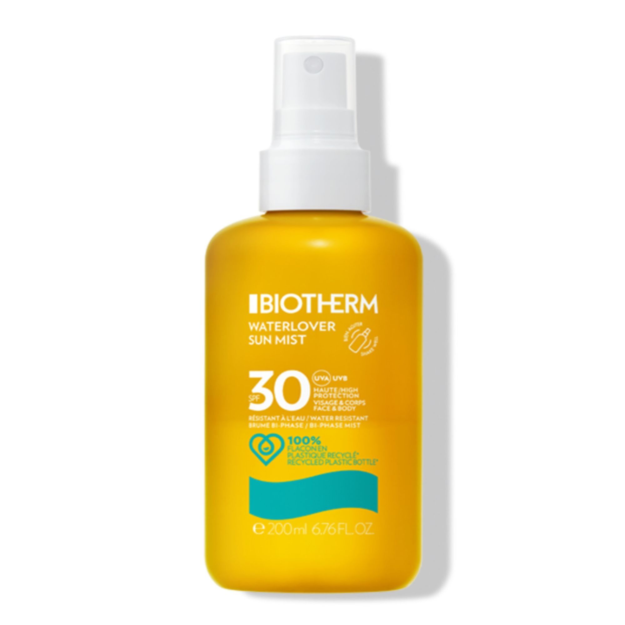 Biotherm - Waterlover Sun Mist Spf30 Brume Solaire Invisible Éco-responsable Spray 200 Mlt