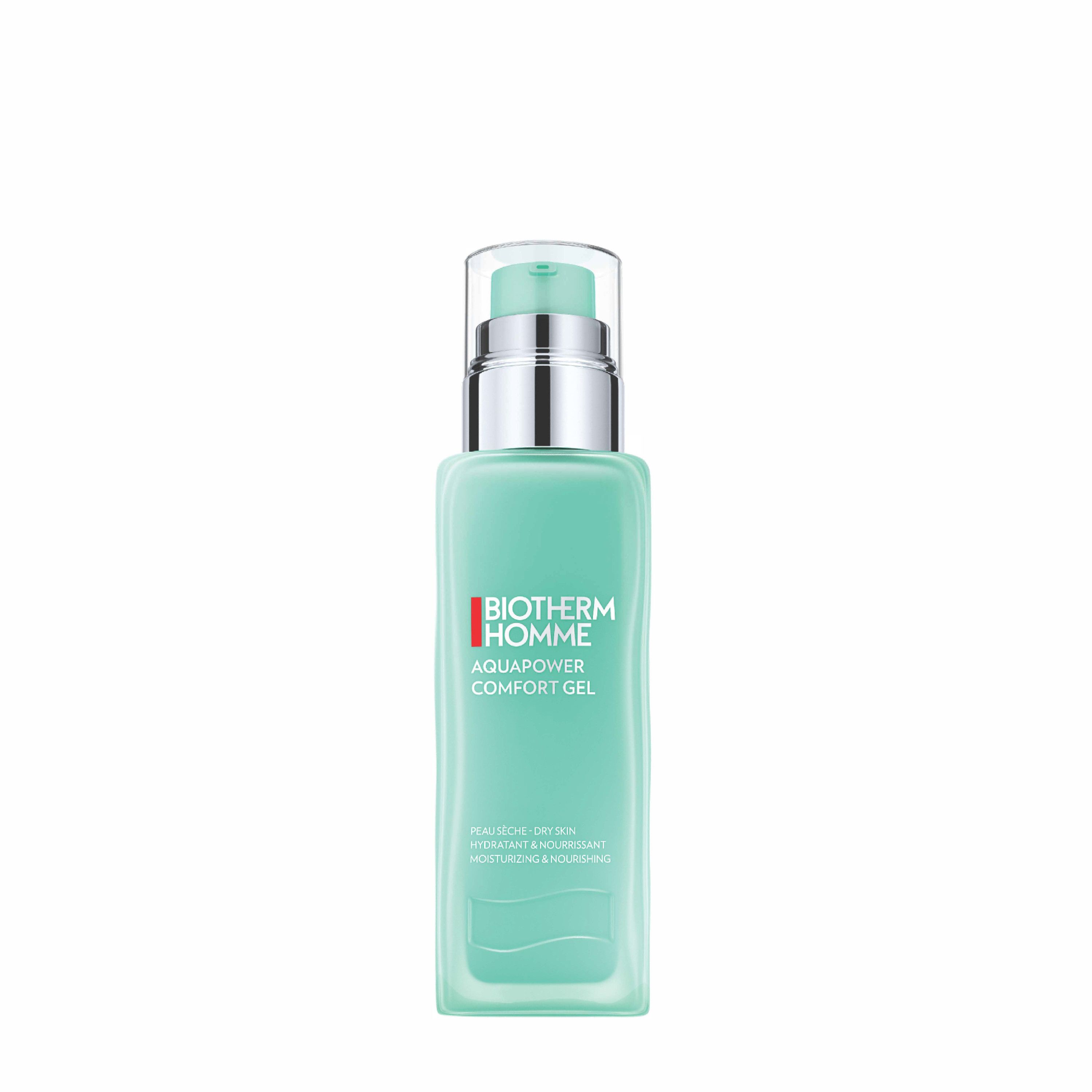 BIOTHERM Aquapower Gel PS 75ml Gel hydratant pour homme peau sèche Flacon Pompe 75 MLT