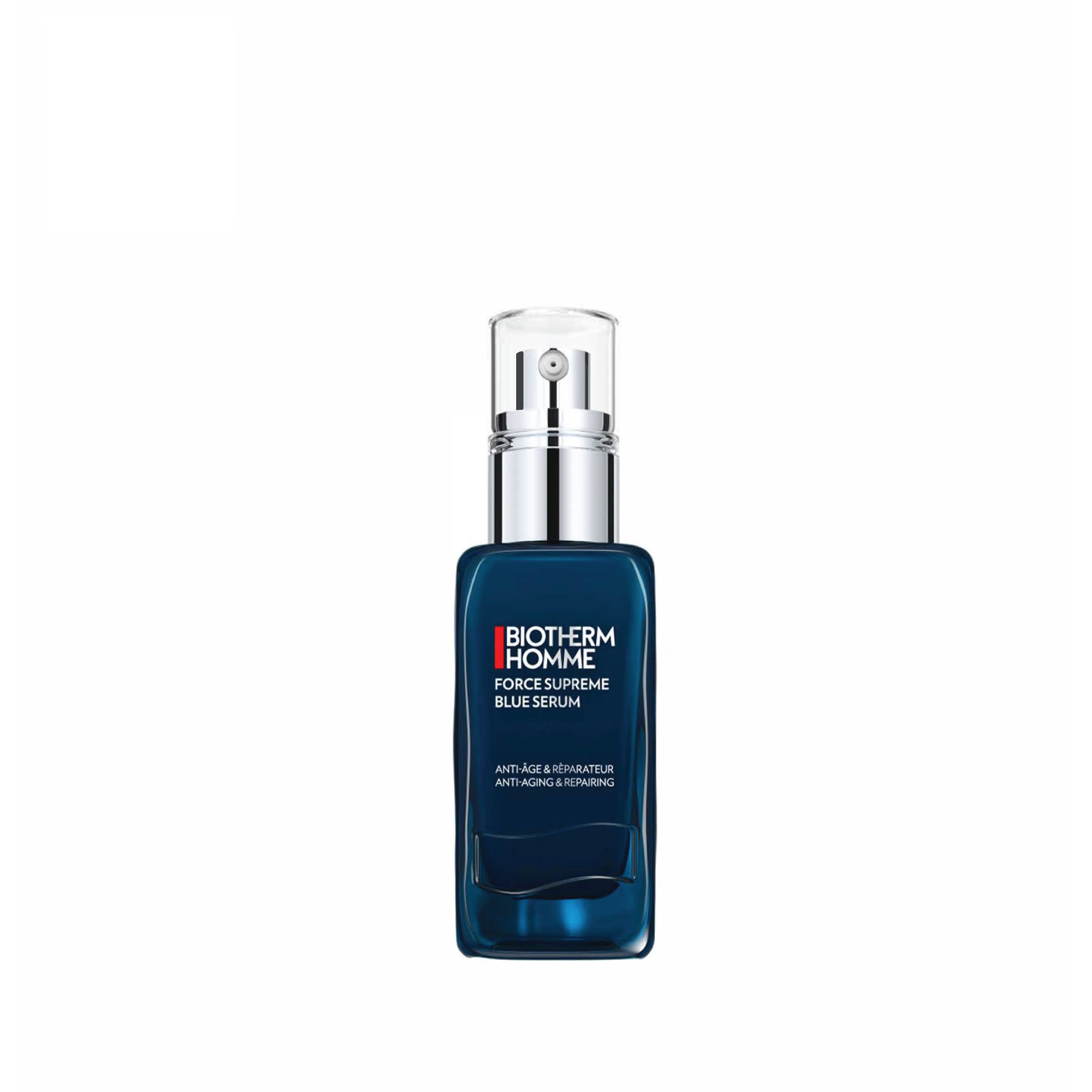 BIOTHERM Force Supreme Blue Pro-retinol Serum 50ML Sérum raffermissant anti-âge visage pour homme Flacon Pompe 50 MLT