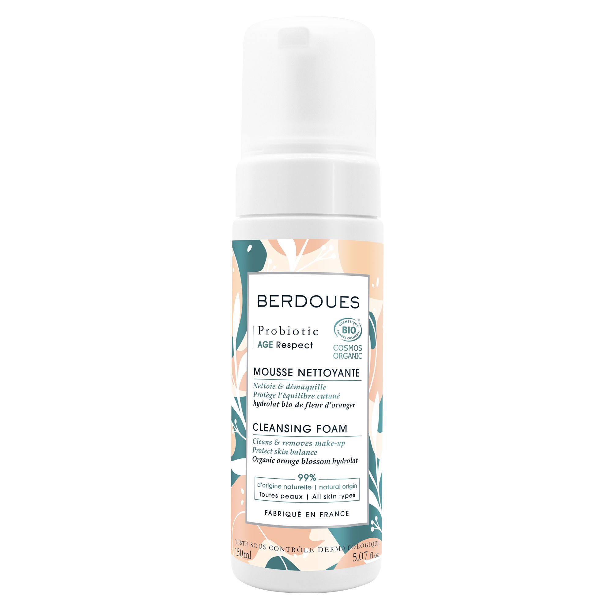 Berdoues - Soin Visage Probiotic Age Respect Mousse Nettoyante 150ml