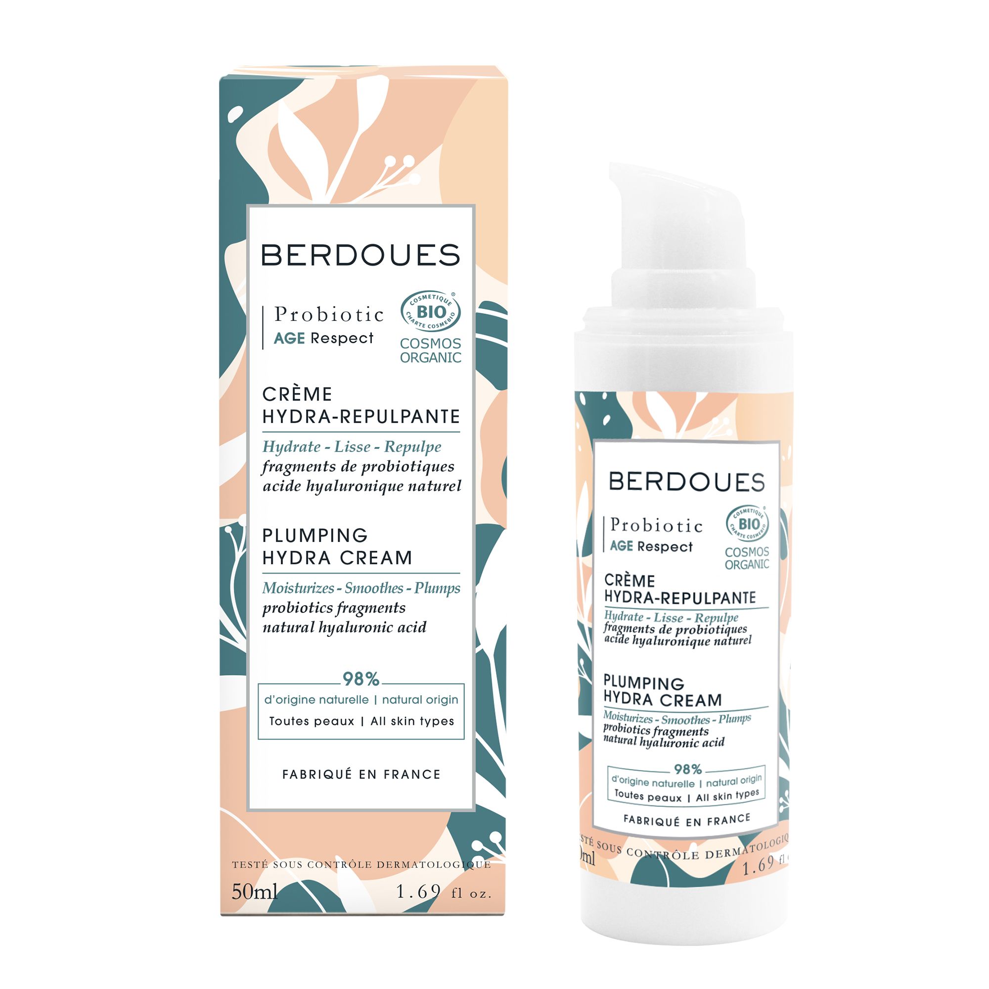 BERDOUES Soin visage Probiotic Age Respect Crème Hydra-Repulpante  50ml