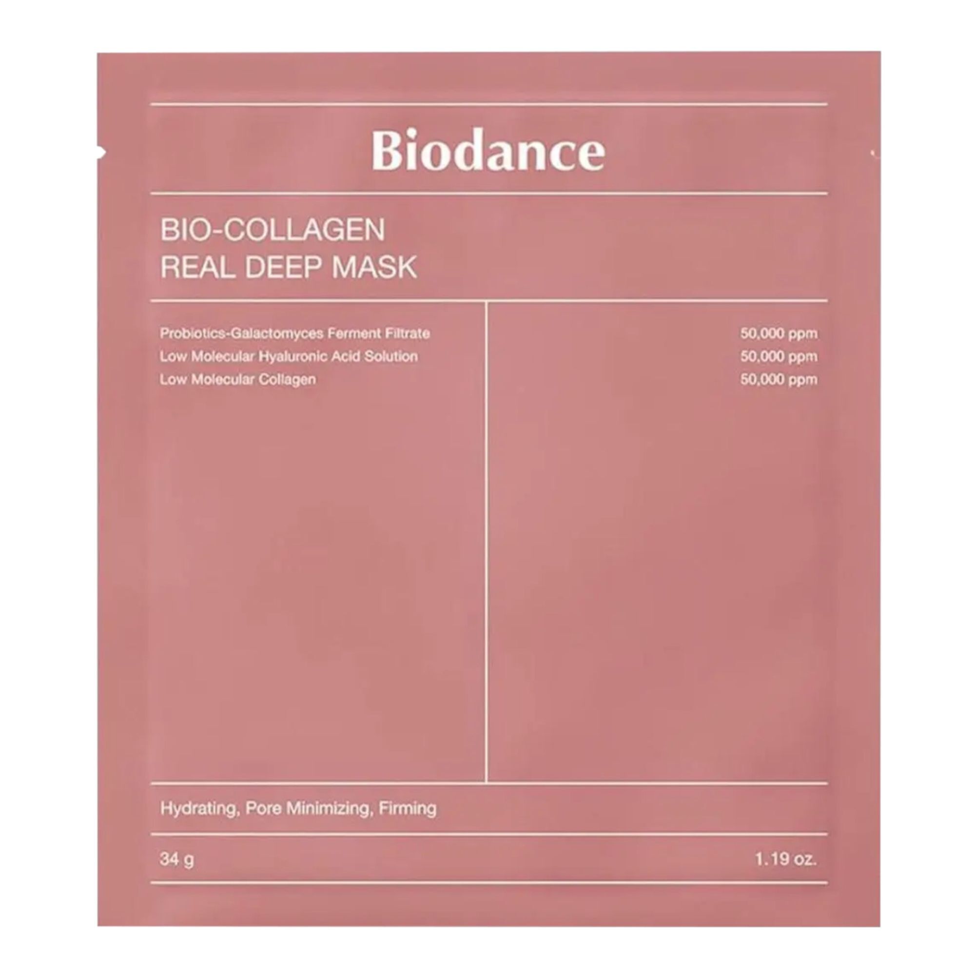 Biodance masque bio hydrogel riche en collagène