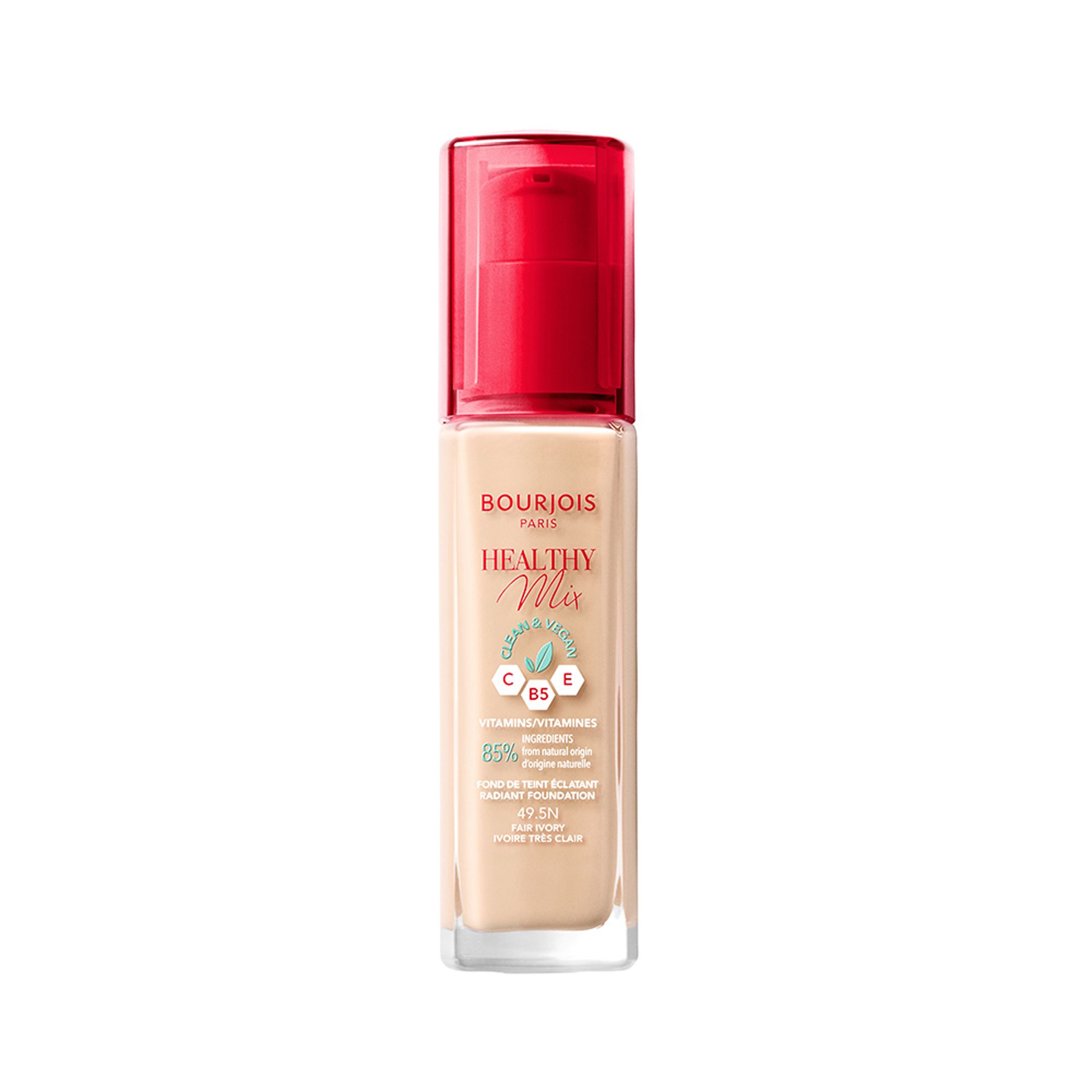 Bourjois - Healthy Mix Clean Fond De Teint 49,5 N Ivoire Très Clair