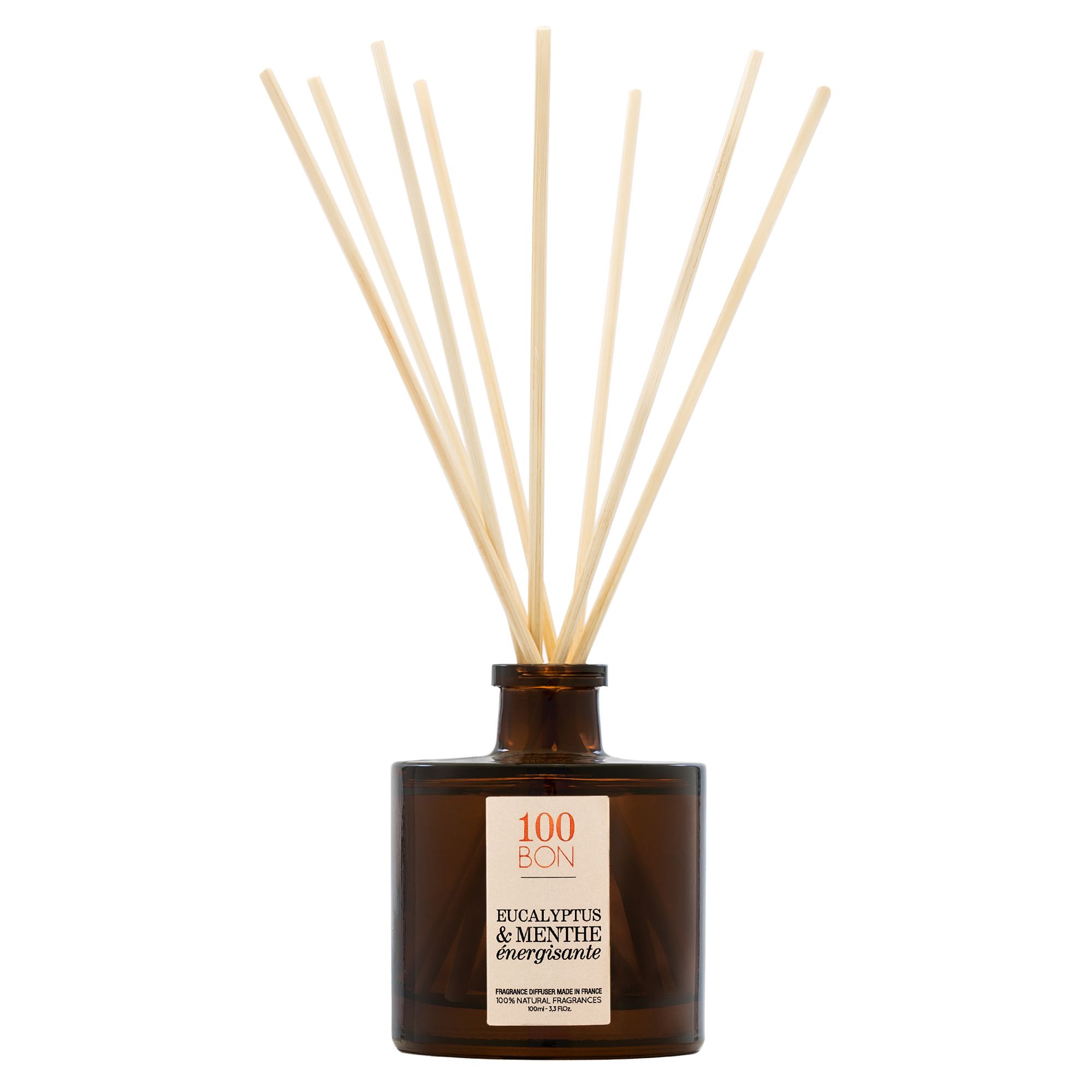 100bon - Diffuseur Eucalyptus & Menthe Energisante Ambiance Maison 100 Ml