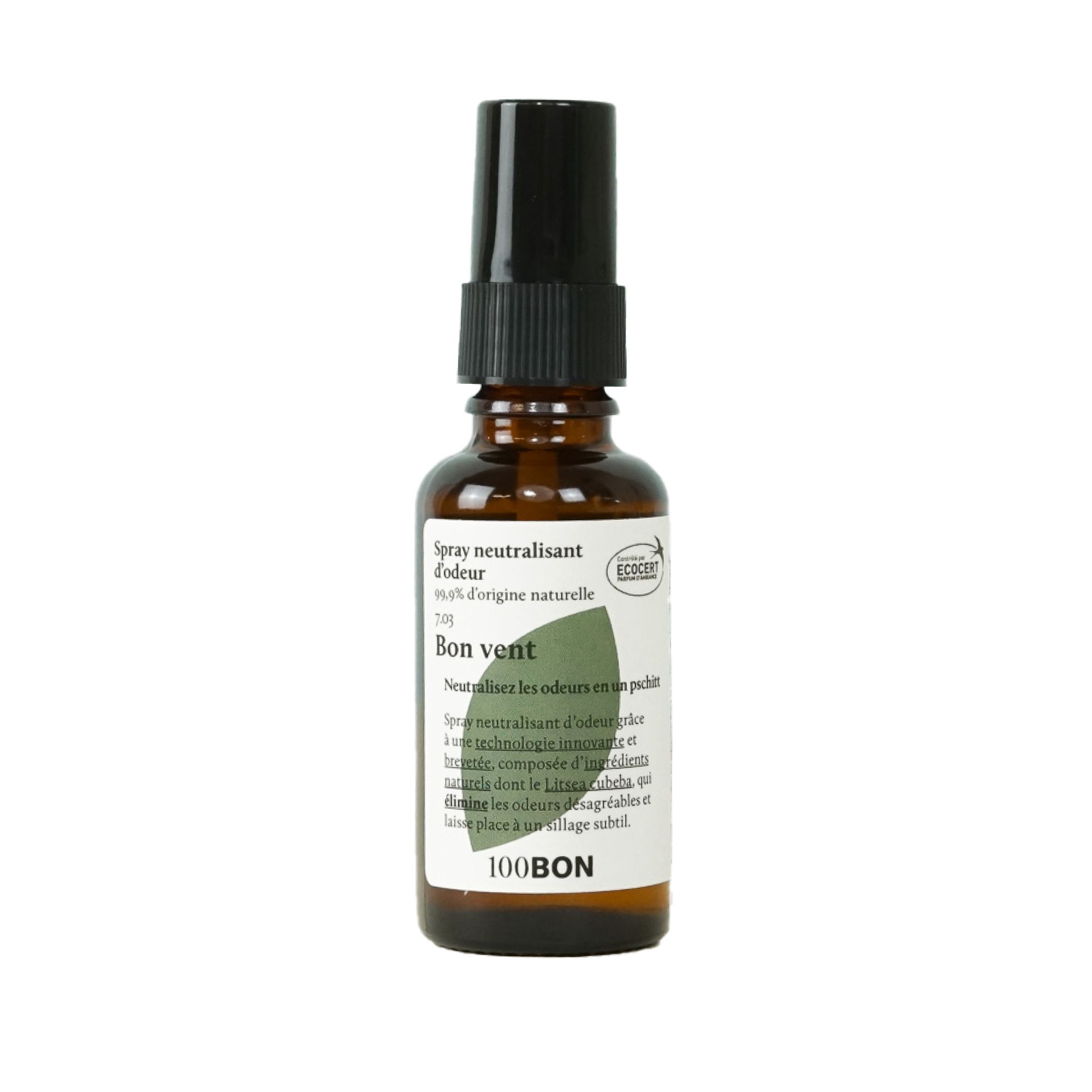 100bon - Bon Vent Spray Désodorisant Naturel Vaporisateur 30ml