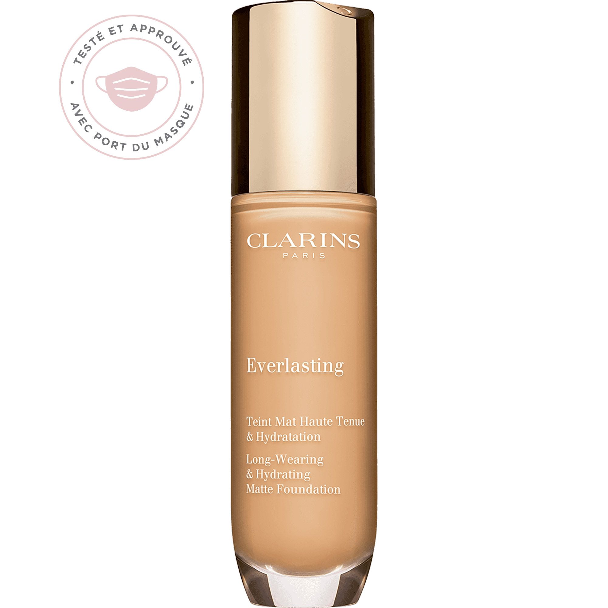 CLARINS Everlasting Fluid Teint Mat Haute Tenue & Hydratation Beige 