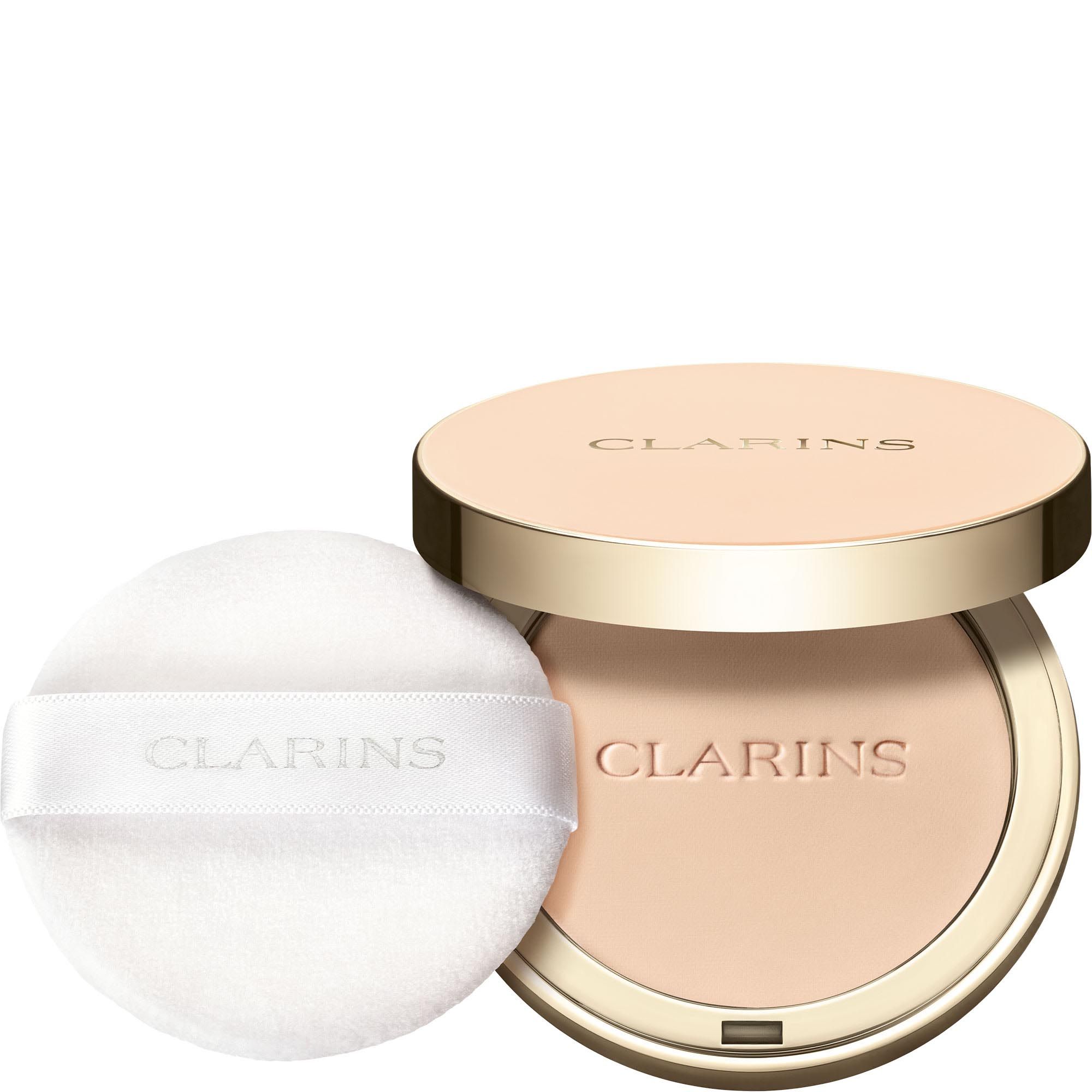 CLARINS  - Ever Matte Compact Powder - Poudre Compacte Matifiante Infus&eacute;e Au Lait De P&ecirc;cher Poudre Compact 01 - Very Light