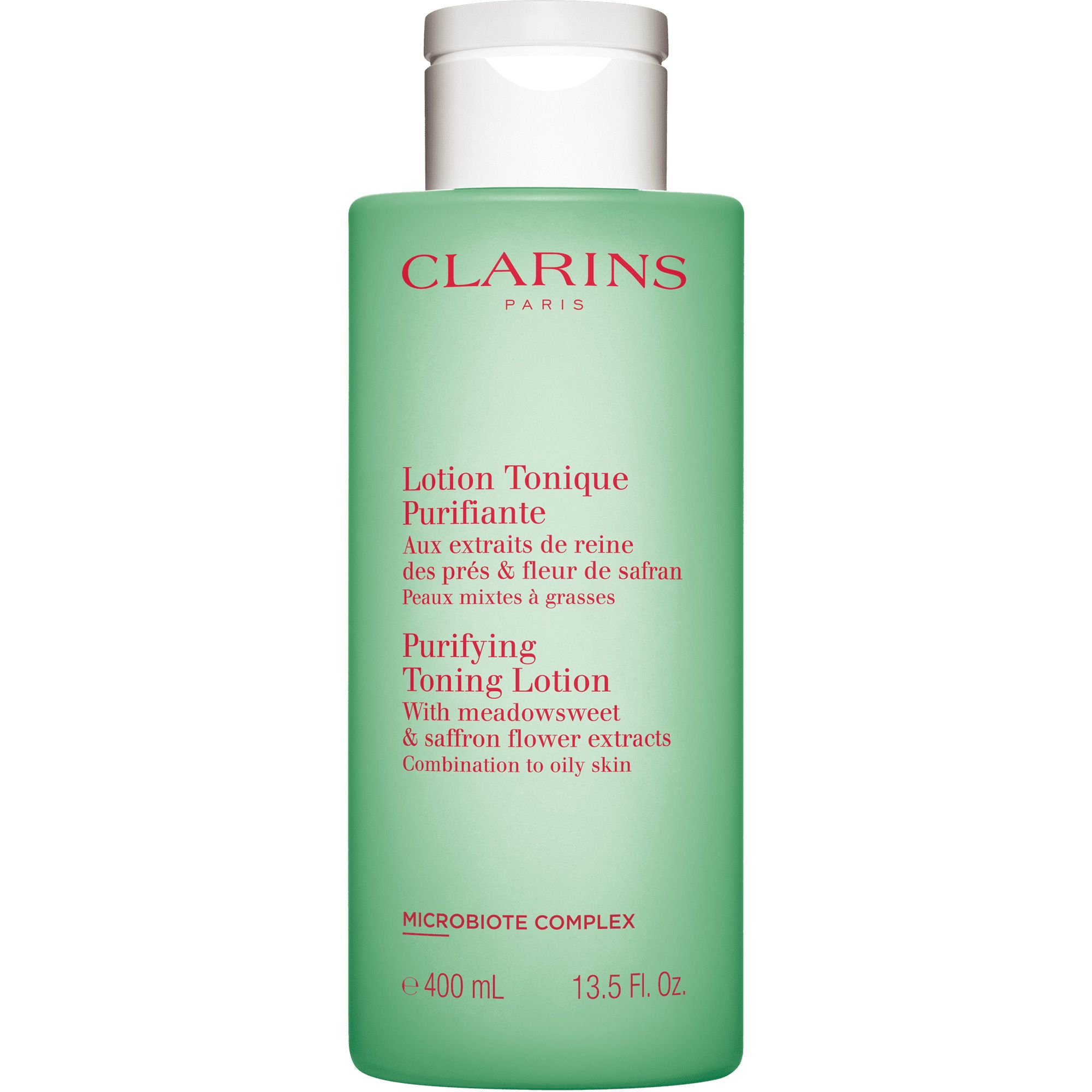 Clarins - Lotion Tonique Purifiante Aux Extraits De Reine Des Près & Fleur De Safran Flacon 400 Ml