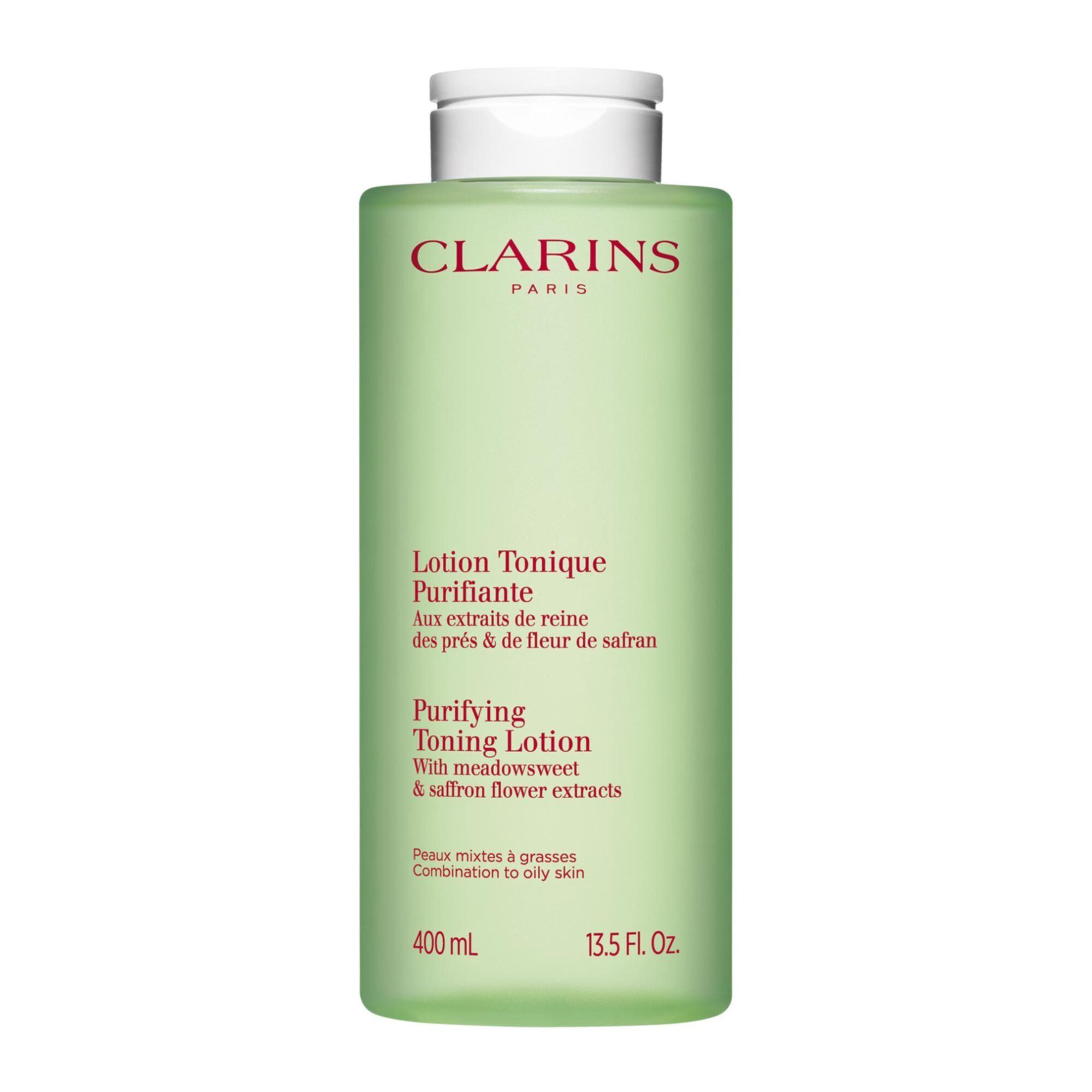 Clarins - Lotion Tonique Purifiante Aux Extraits De Reine Des Prés & Fleur De Safran - Peaux Mixtes À Grasses 400ml