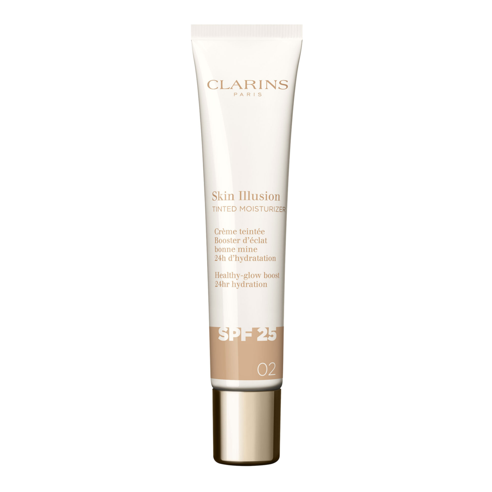 Clarins - Skin Illusion Tinted Moisturizer Spf25 Crème Teintée Booster D'éclat 02 - 40ml