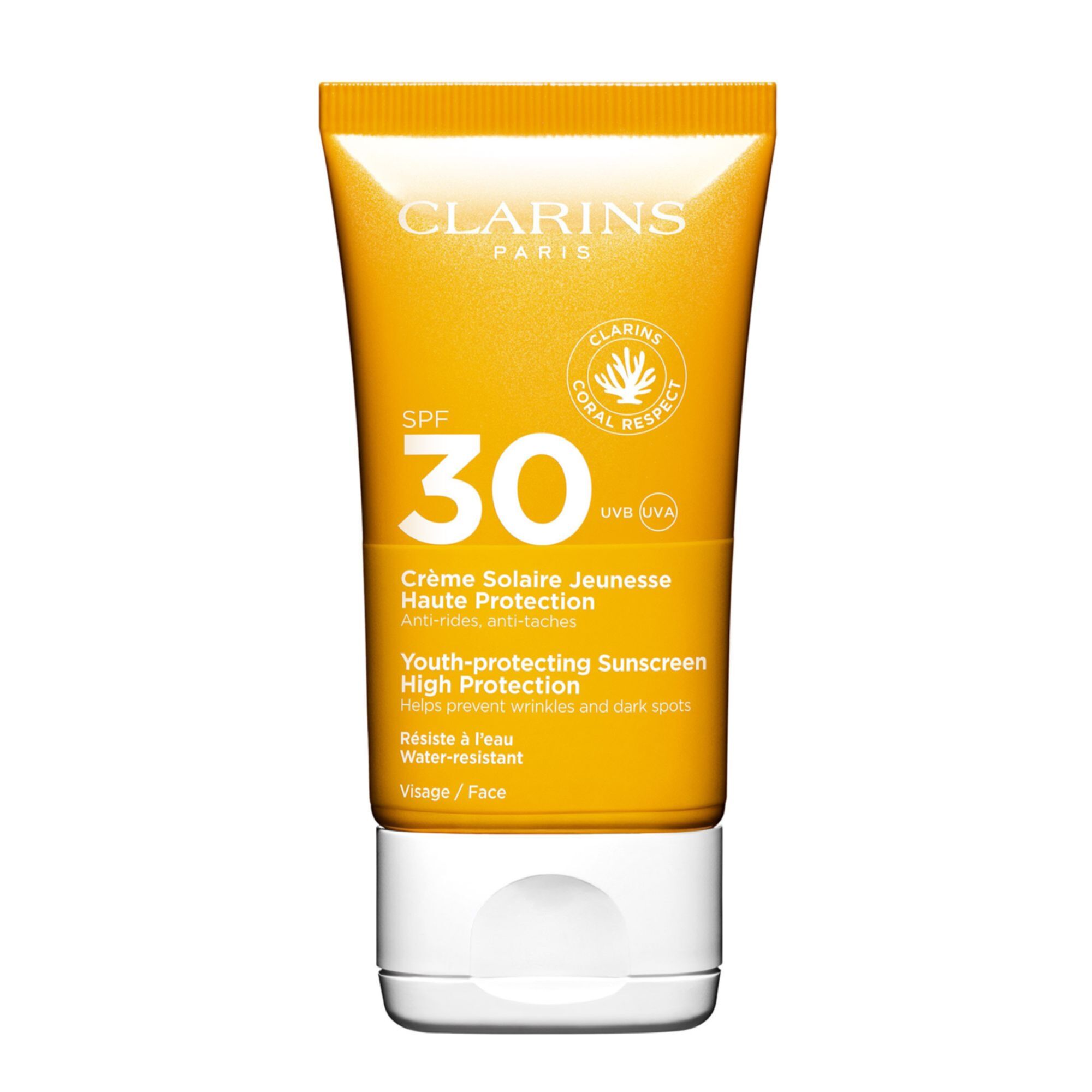 Clarins - Crème Solaire Jeunesse Haute Protection Visage - Spf30 50ml