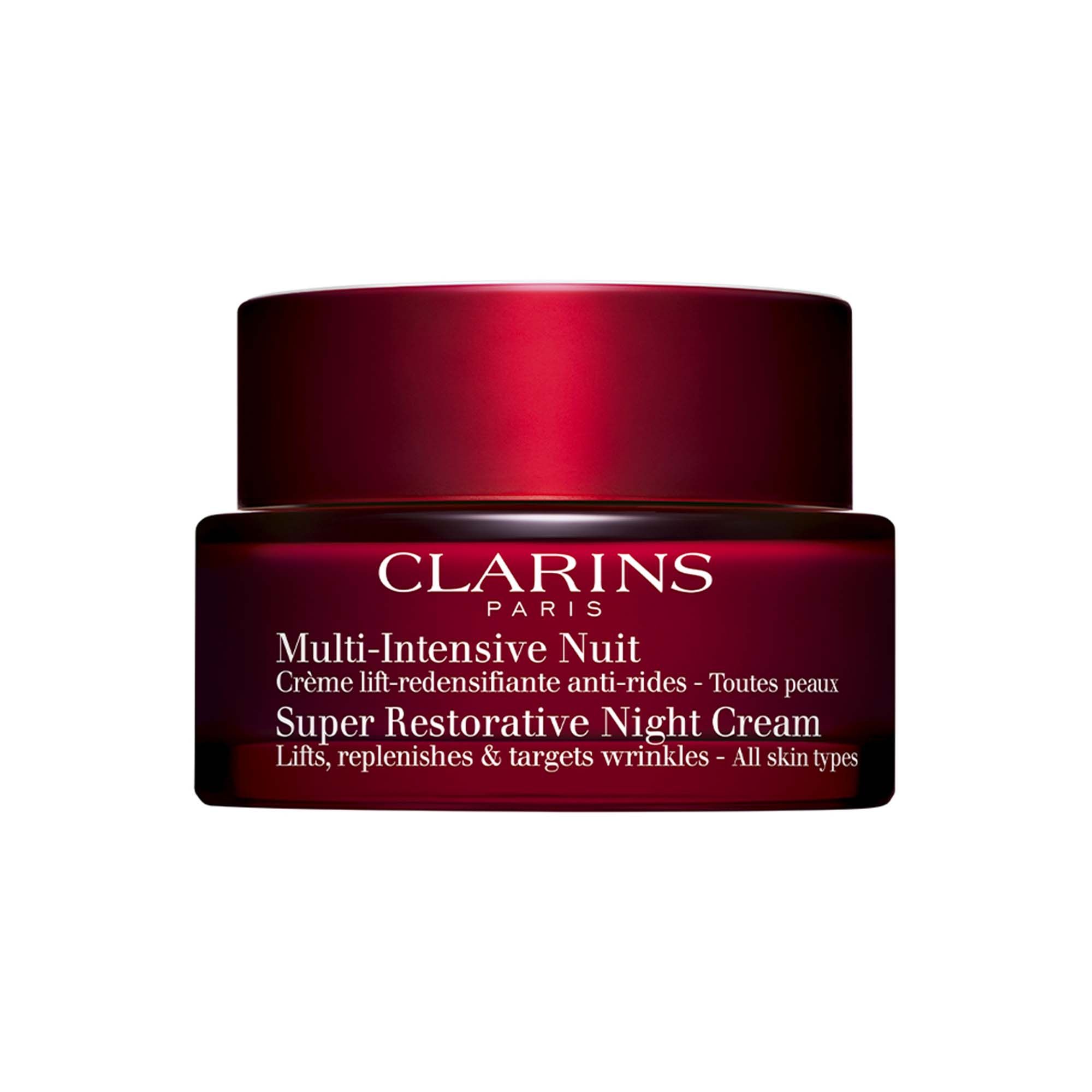 Clarins - Multi-intensive Nuit Crème Lift-redensifiante Anti-rides - Toutes Peaux Crème Visage Pot 50ml