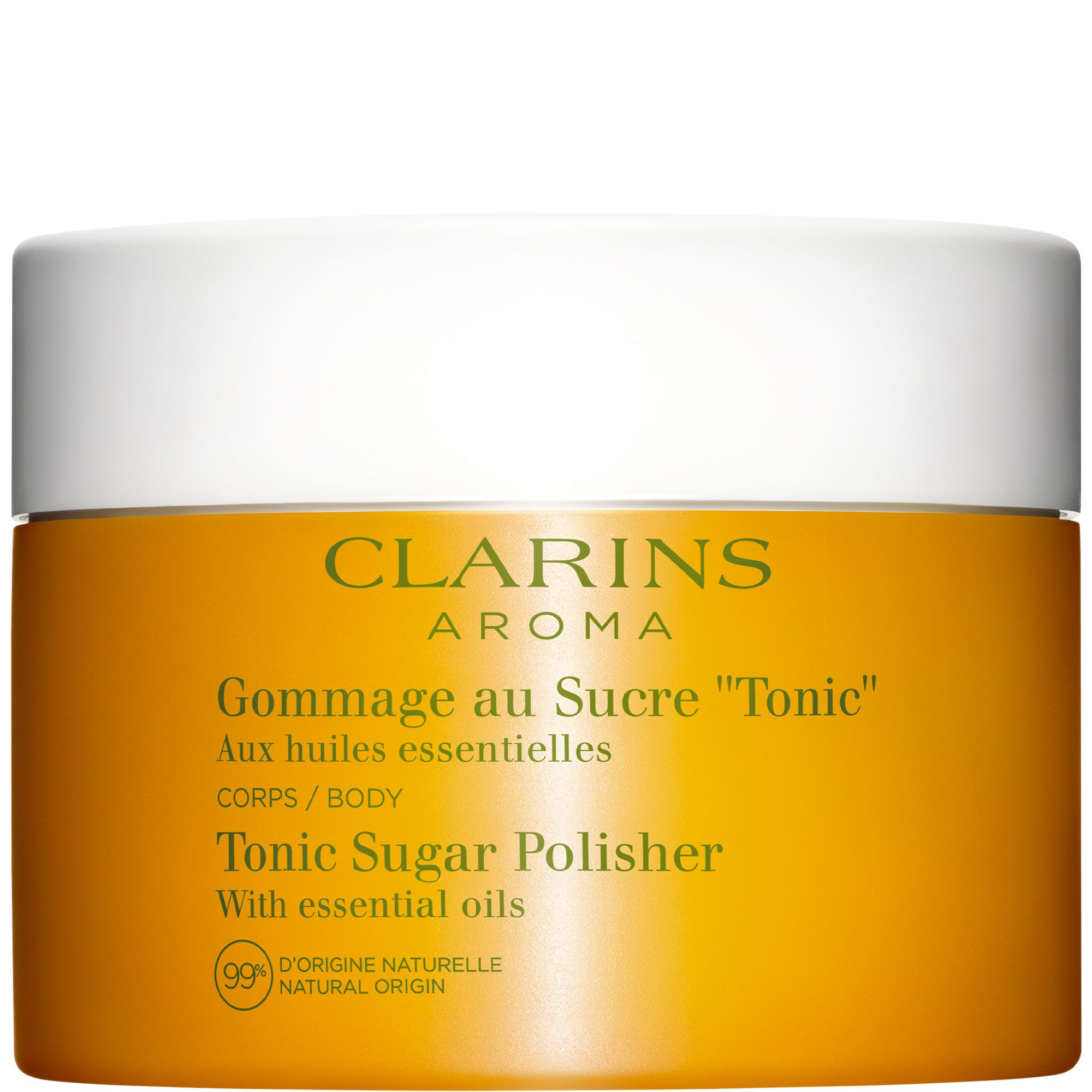 Clarins - Gommage Au Sucre Tonic Aux Huiles Essentielles 99% D'origine Naturelle Gommage Corps Pot 250g