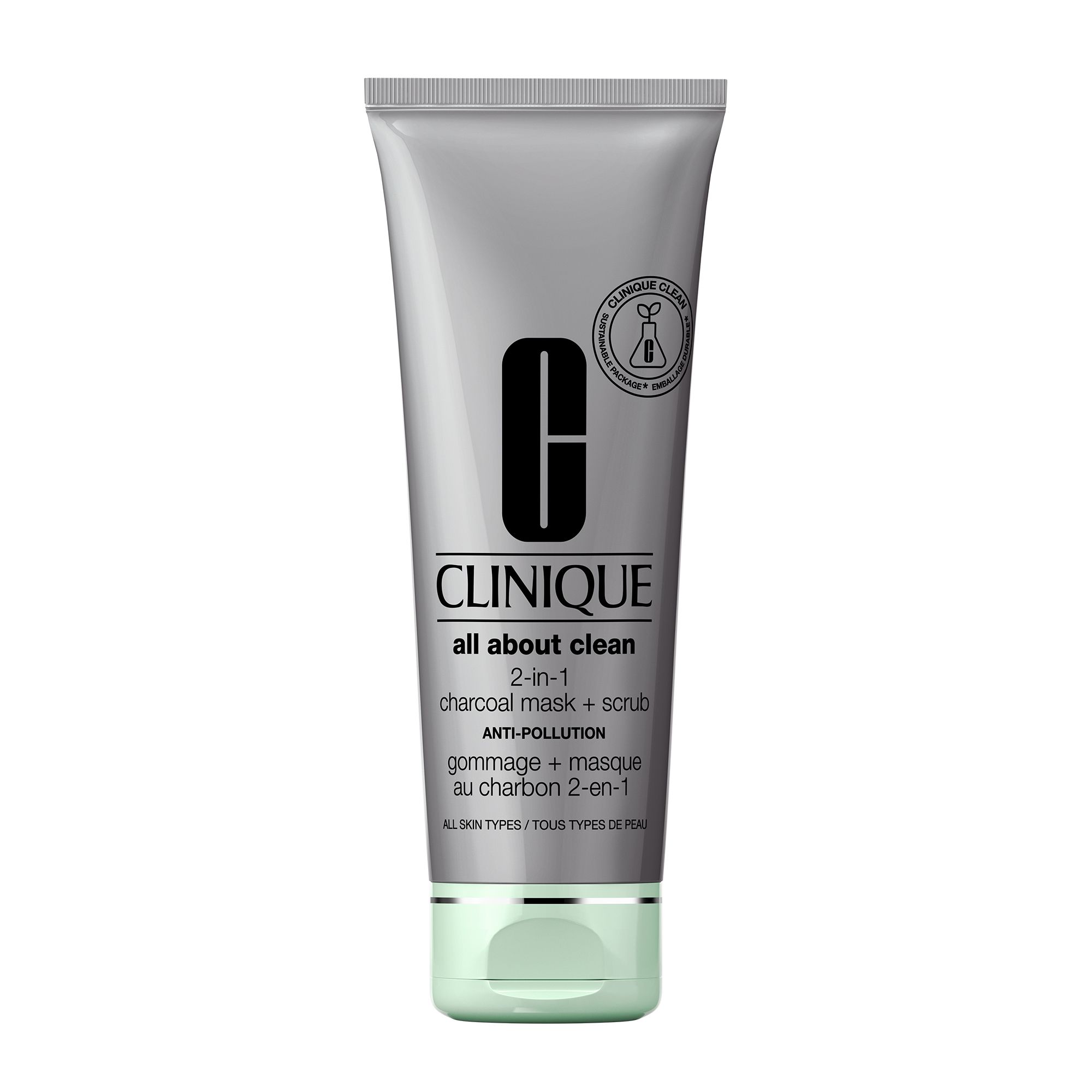 Clinique - All About Clean Gommage + Masque Au Charbon 2-en-1 100 Ml