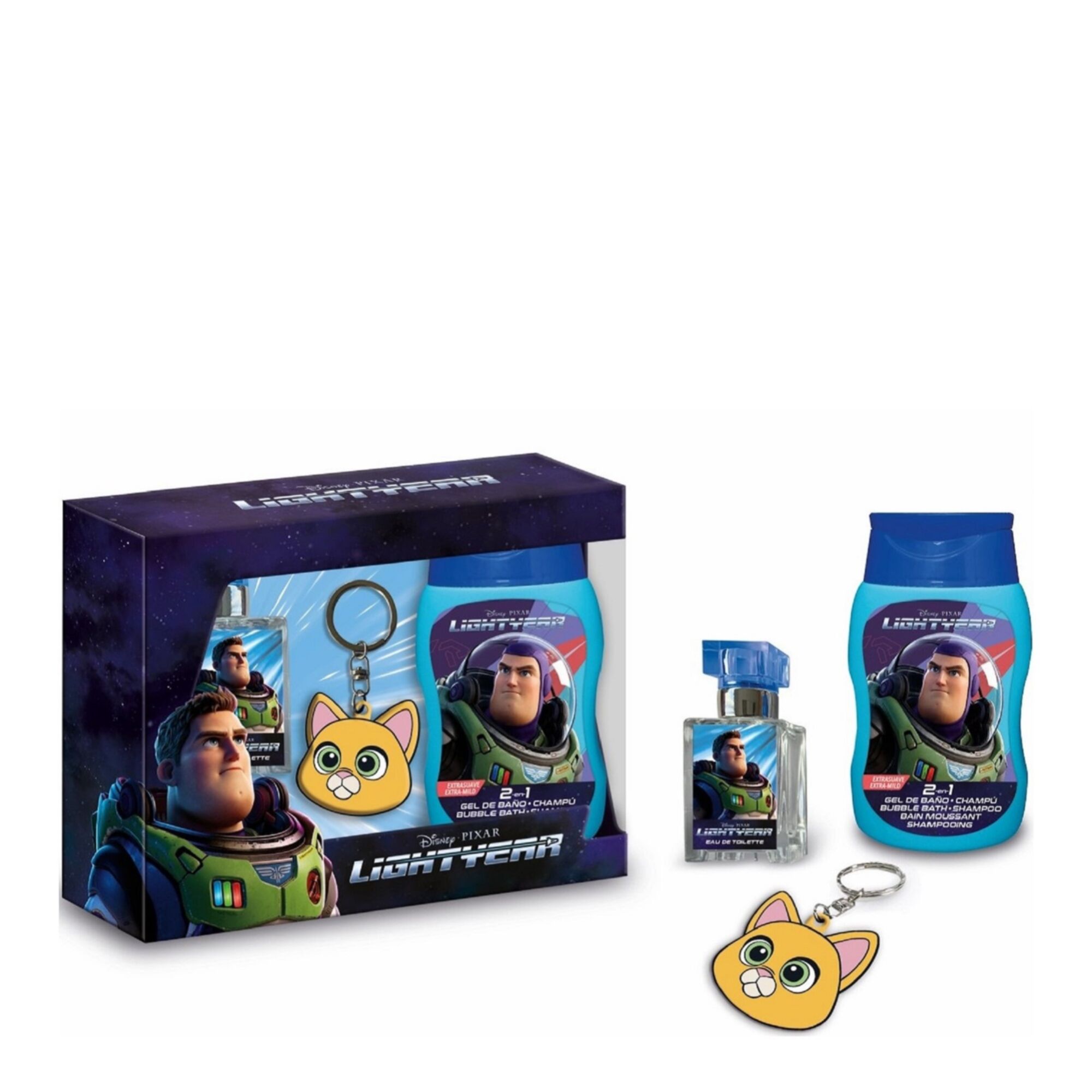 Disney Produits - Buzz L'éclair - Lightyear Eau Detoilette 20ml,bain Moussant & Porte Clé