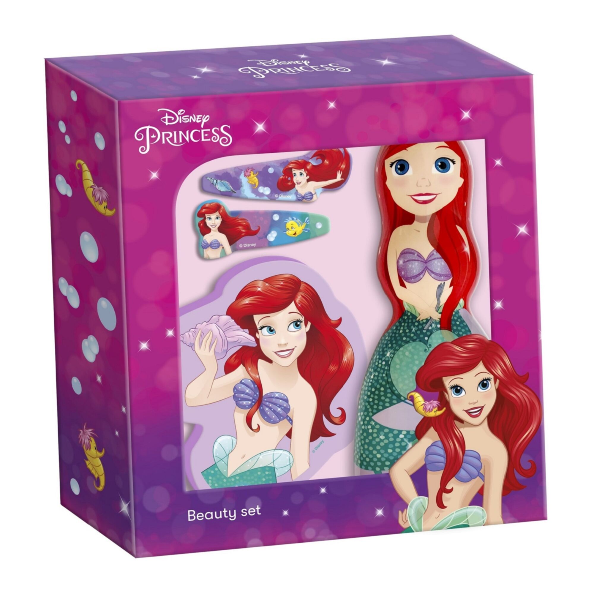 Disney Produits - Coffret La Petite Sirène Bain Moussant, Éponge & Barettes