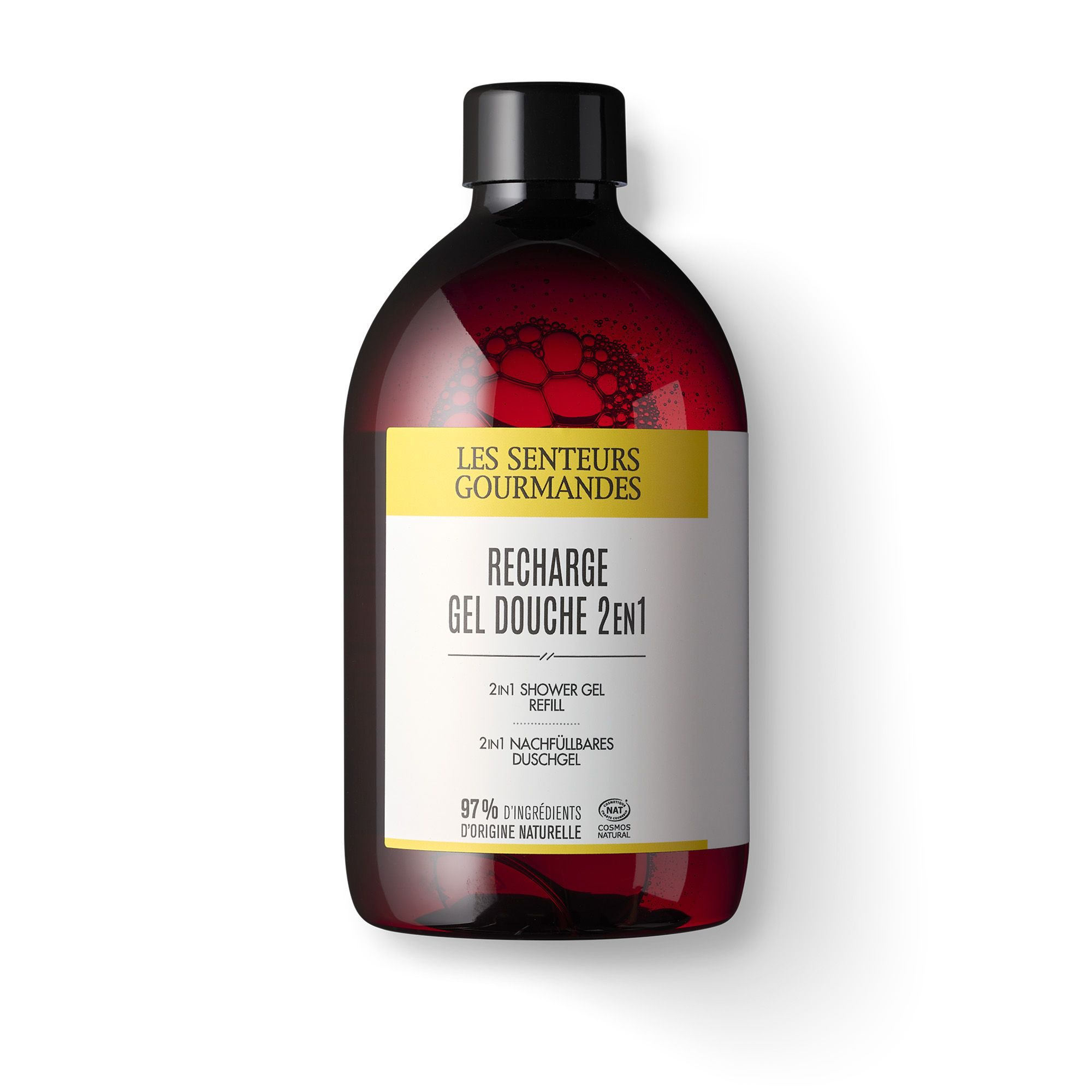 Les Senteurs Gourmandes - Recharge Gel Douche Parfumé 2-en-1 500ml