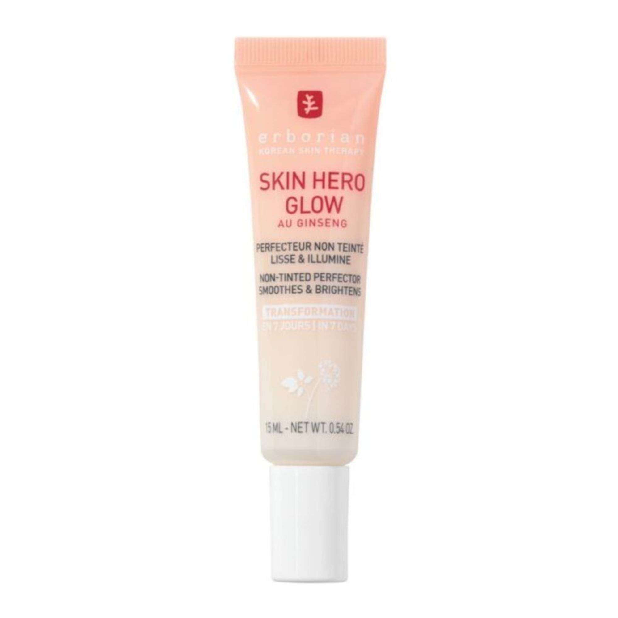 Erborian Skin Hero Glow Non tinted Perfector crème légère visage éclat et hydratation 40 ml - vue 3